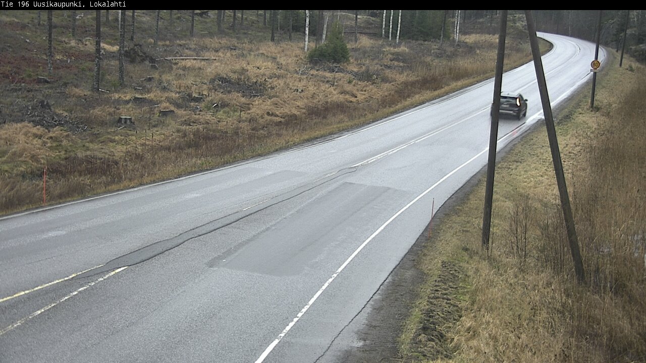 Weather Camera Image Road 196 Uusikaupunki, Lokalahti, Uusikaupunki, Varsinais-Suomi