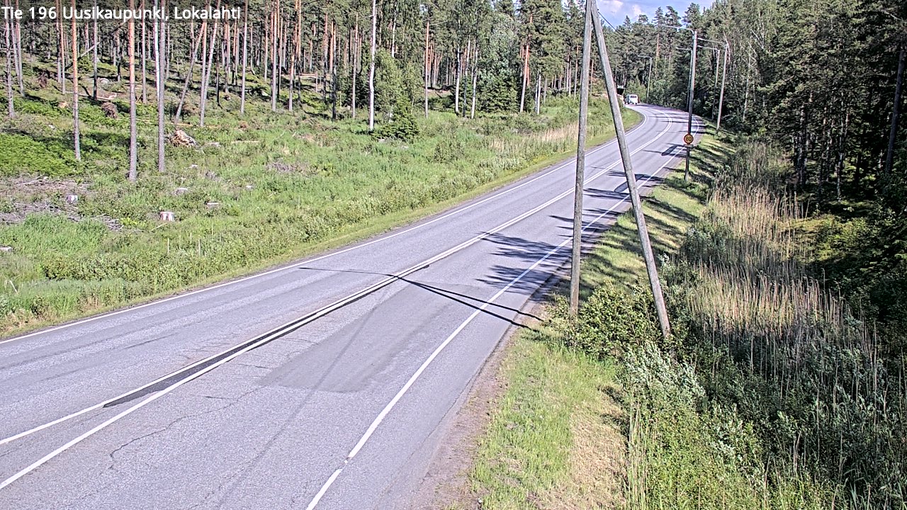 Kelikamerat Kuva Tie 196 Uusikaupunki, Lokalahti, Uusikaupunki, Varsinais-Suomi