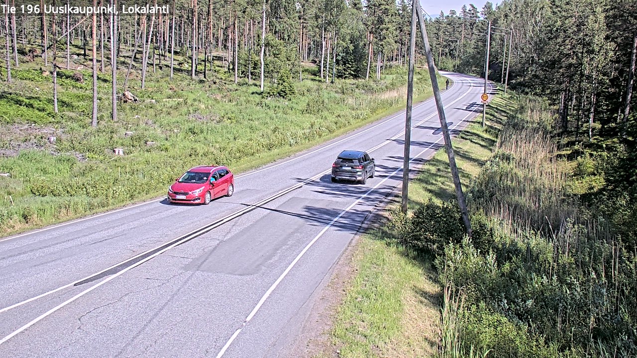 Kelikamerat Kuva Tie 196 Uusikaupunki, Lokalahti, Uusikaupunki, Varsinais-Suomi