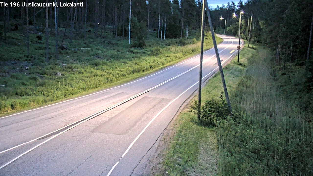 Kelikamerat Kuva Tie 196 Uusikaupunki, Lokalahti, Uusikaupunki, Varsinais-Suomi