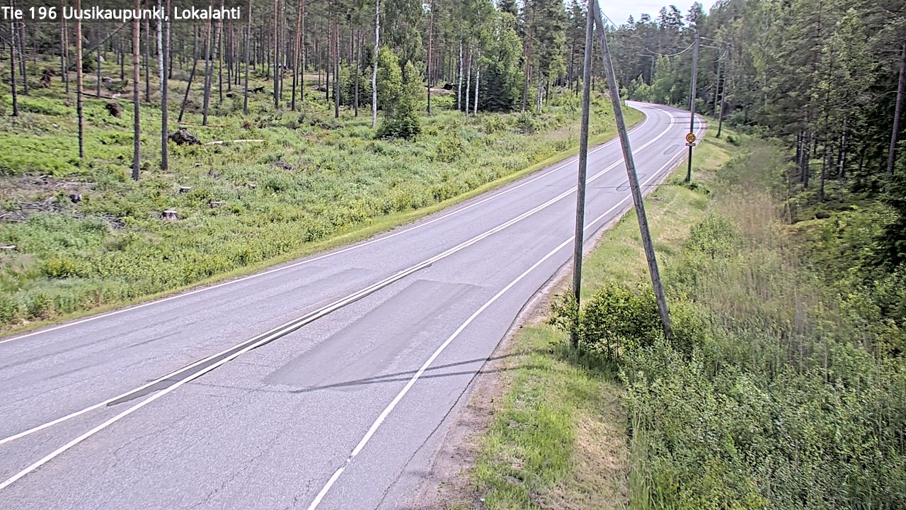 Kelikamerat Kuva Tie 196 Uusikaupunki, Lokalahti, Uusikaupunki, Varsinais-Suomi