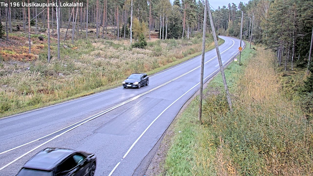 Kelikamerat Kuva Tie 196 Uusikaupunki, Lokalahti, Uusikaupunki, Varsinais-Suomi