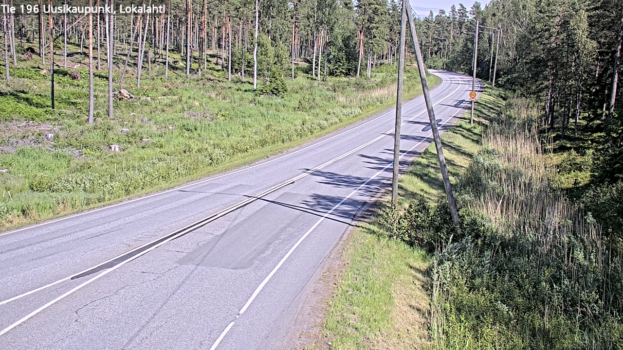 Kelikamerat Kuva Tie 196 Uusikaupunki, Lokalahti, Uusikaupunki, Varsinais-Suomi