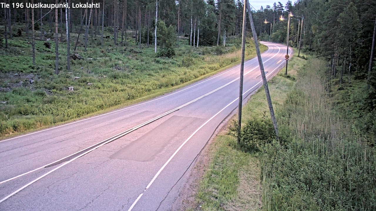 Kelikamerat Kuva Tie 196 Uusikaupunki, Lokalahti, Uusikaupunki, Varsinais-Suomi