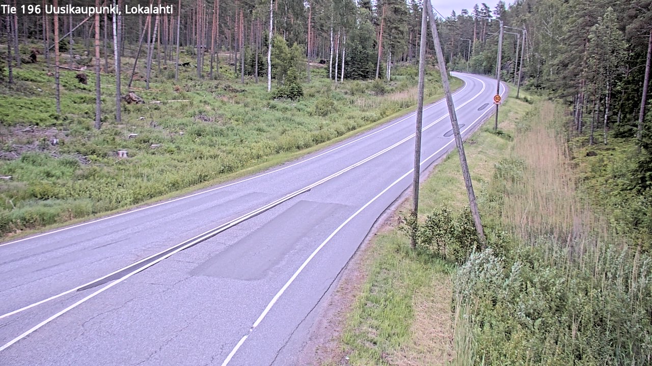 Kelikamerat Kuva Tie 196 Uusikaupunki, Lokalahti, Uusikaupunki, Varsinais-Suomi