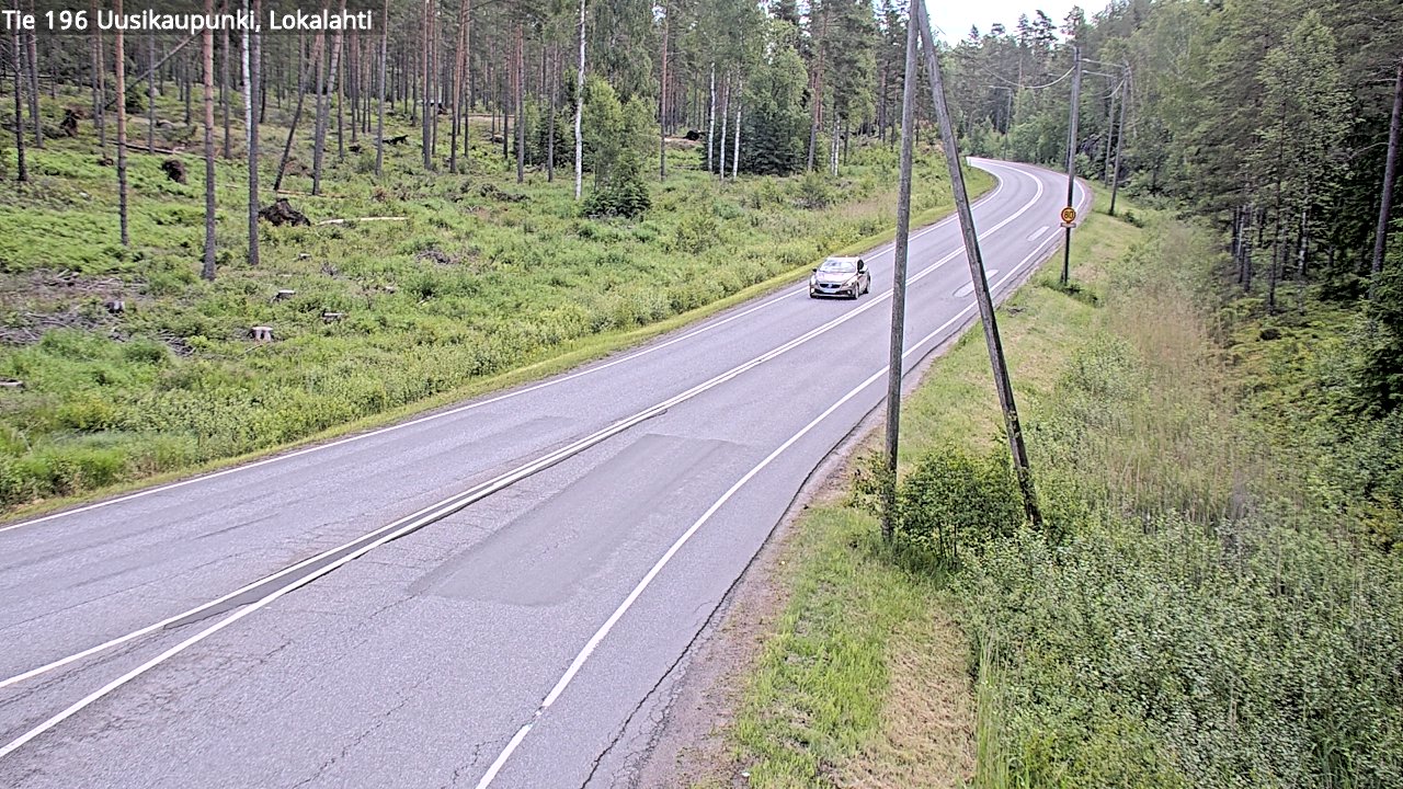 Kelikamerat Kuva Tie 196 Uusikaupunki, Lokalahti, Uusikaupunki, Varsinais-Suomi