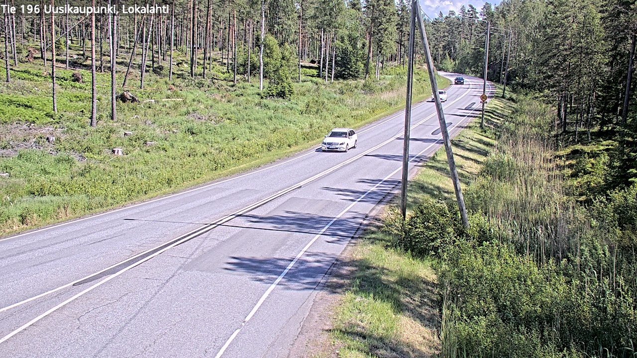 Kelikamerat Kuva Tie 196 Uusikaupunki, Lokalahti, Uusikaupunki, Varsinais-Suomi
