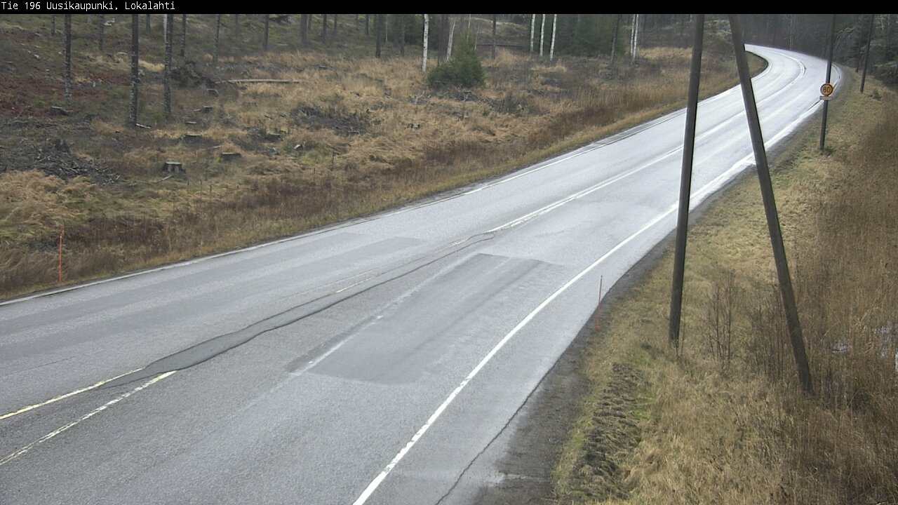 Weather Camera Image Road 196 Uusikaupunki, Lokalahti, Uusikaupunki, Varsinais-Suomi