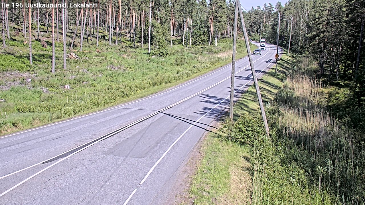 Kelikamerat Kuva Tie 196 Uusikaupunki, Lokalahti, Uusikaupunki, Varsinais-Suomi