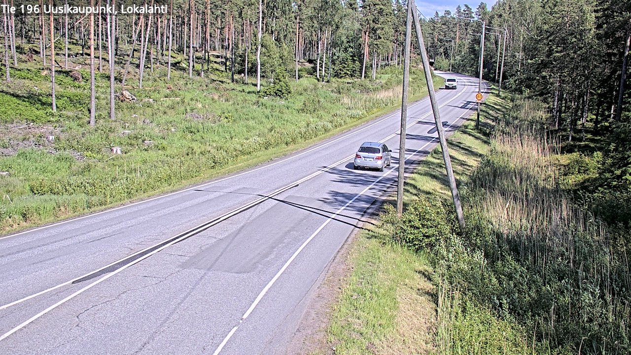 Kelikamerat Kuva Tie 196 Uusikaupunki, Lokalahti, Uusikaupunki, Varsinais-Suomi