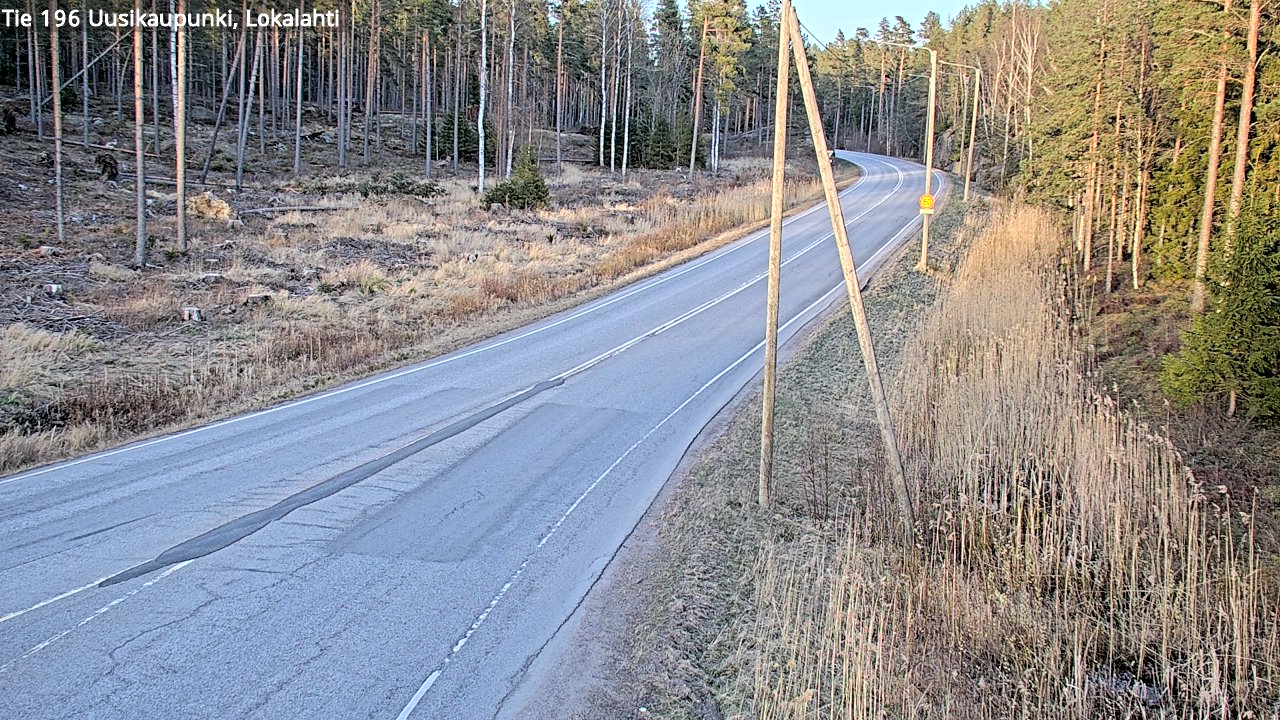 Kelikamerat Kuva Tie 196 Uusikaupunki, Lokalahti, Uusikaupunki, Varsinais-Suomi