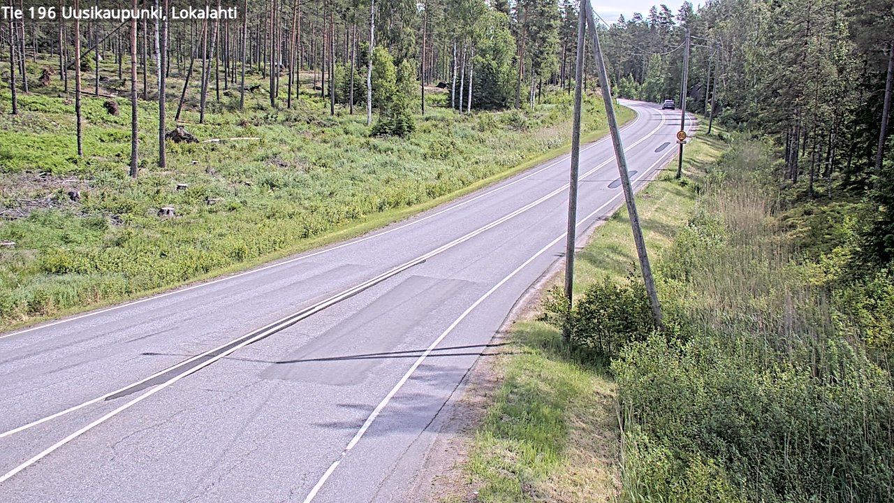 Kelikamerat Kuva Tie 196 Uusikaupunki, Lokalahti, Uusikaupunki, Varsinais-Suomi