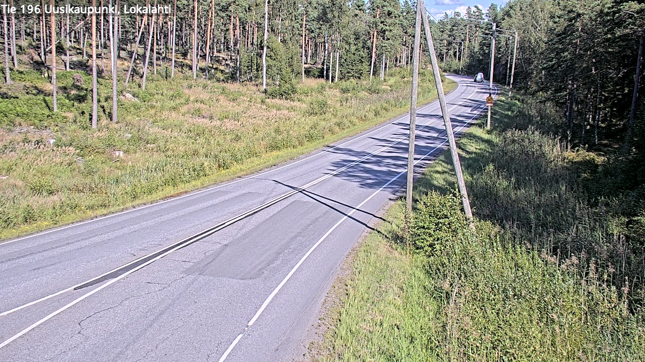 Kelikamerat Kuva Tie 196 Uusikaupunki, Lokalahti, Uusikaupunki, Varsinais-Suomi