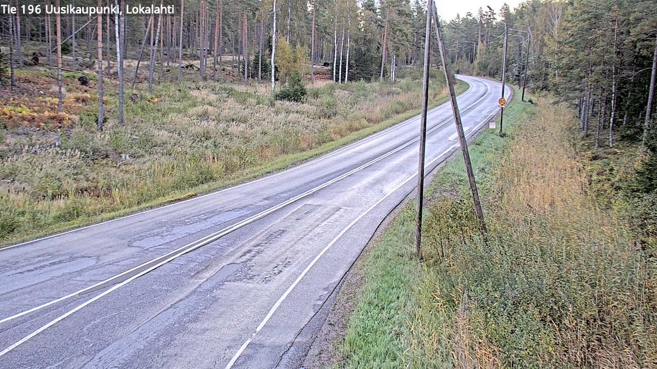 Kelikamerat Kuva Tie 196 Uusikaupunki, Lokalahti, Uusikaupunki, Varsinais-Suomi