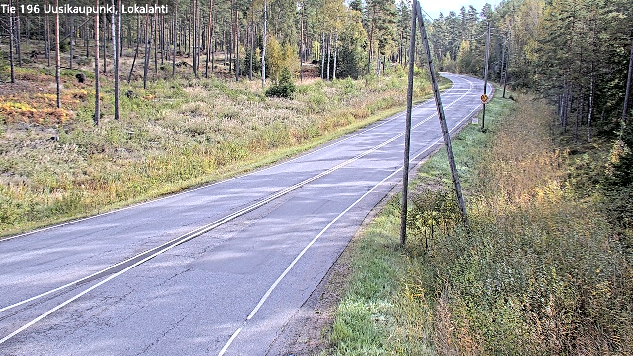 Kelikamerat Kuva Tie 196 Uusikaupunki, Lokalahti, Uusikaupunki, Varsinais-Suomi