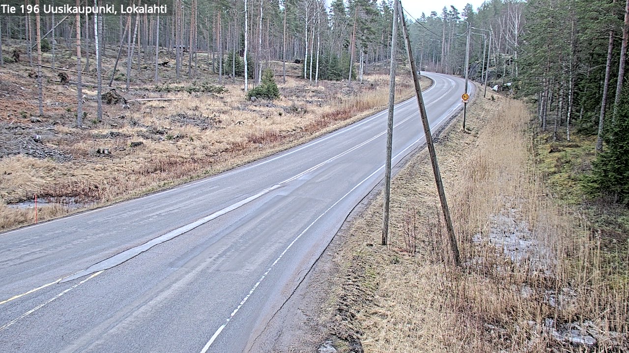 Kelikamerat Kuva Tie 196 Uusikaupunki, Lokalahti, Uusikaupunki, Varsinais-Suomi