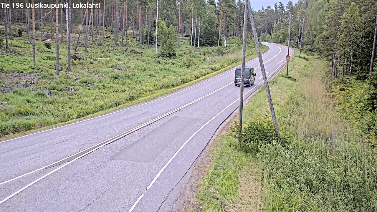 Kelikamerat Kuva Tie 196 Uusikaupunki, Lokalahti, Uusikaupunki, Varsinais-Suomi