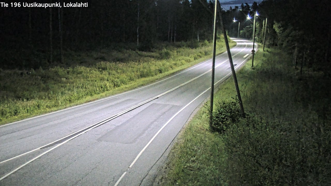 Kelikamerat Kuva Tie 196 Uusikaupunki, Lokalahti, Uusikaupunki, Varsinais-Suomi