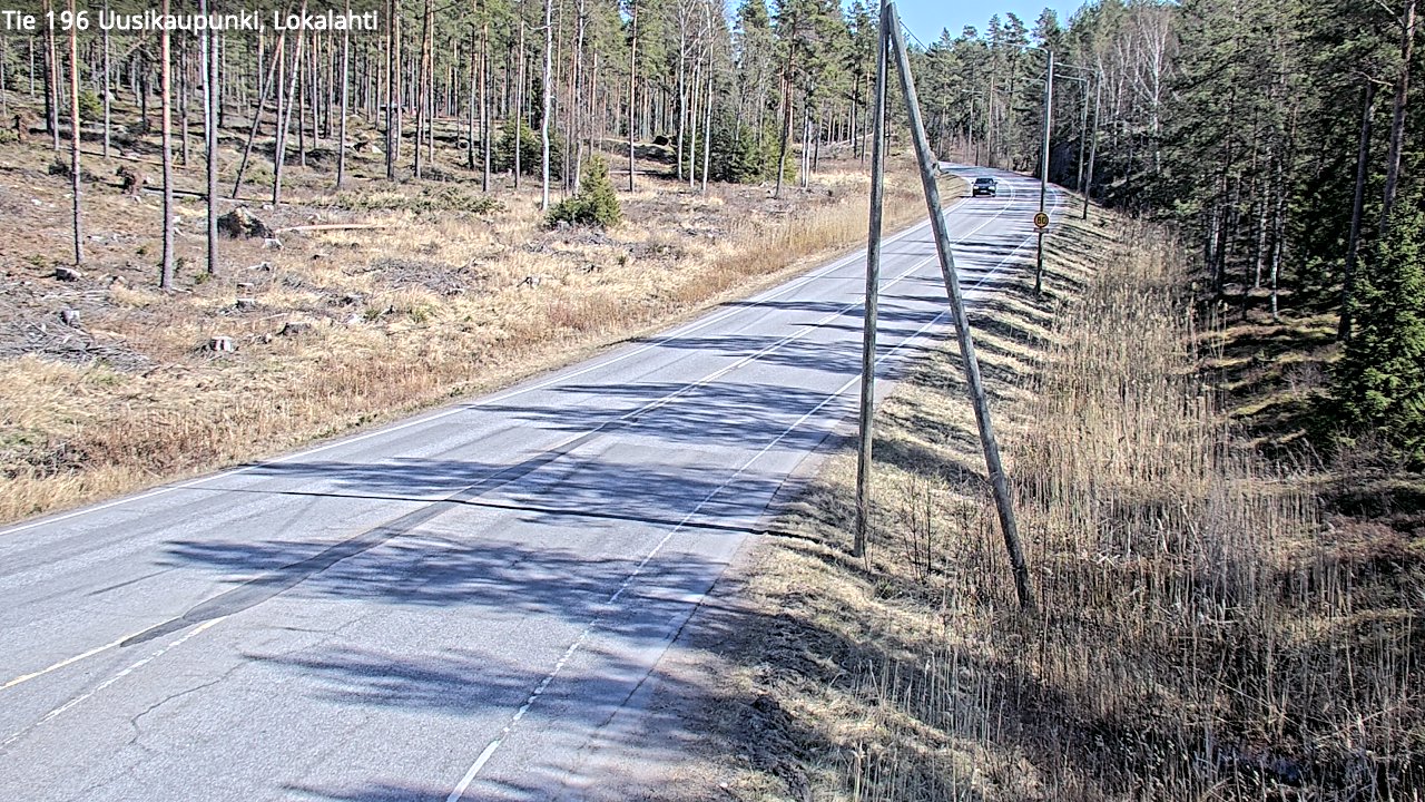 Kelikamerat Kuva Tie 196 Uusikaupunki, Lokalahti, Uusikaupunki, Varsinais-Suomi