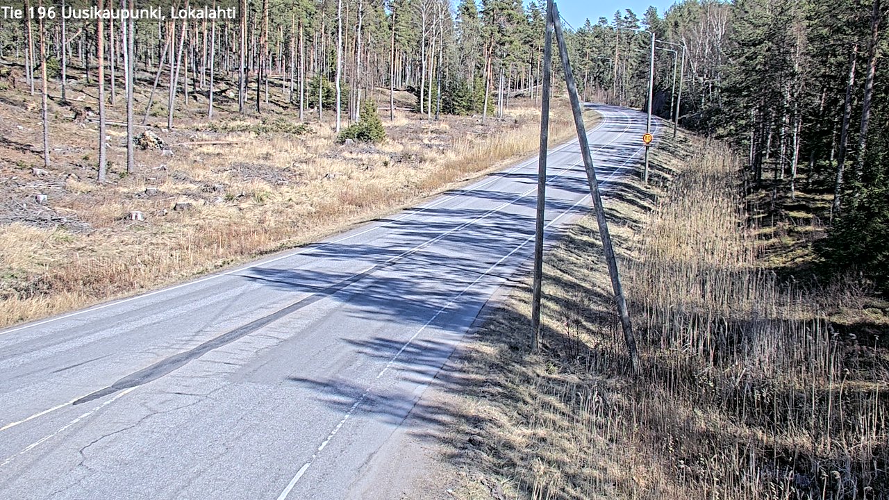 Kelikamerat Kuva Tie 196 Uusikaupunki, Lokalahti, Uusikaupunki, Varsinais-Suomi