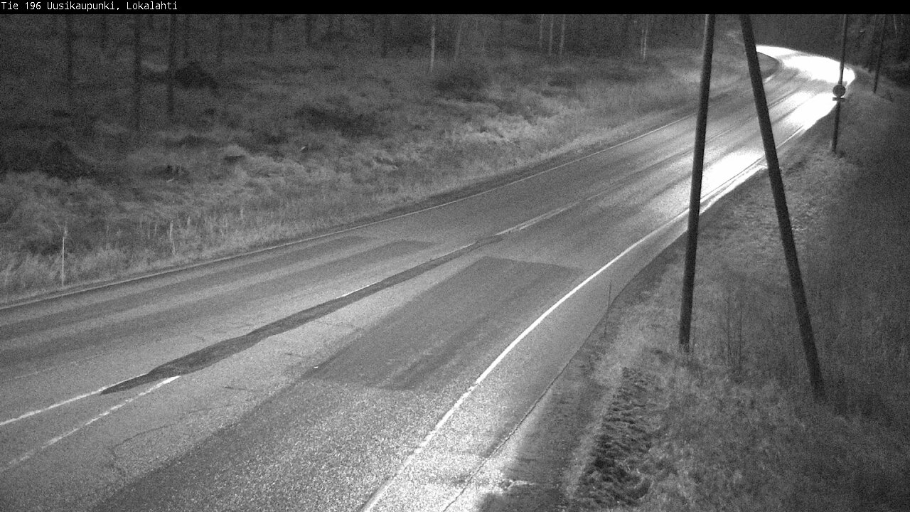Weather Camera Image Road 196 Uusikaupunki, Lokalahti, Uusikaupunki, Varsinais-Suomi