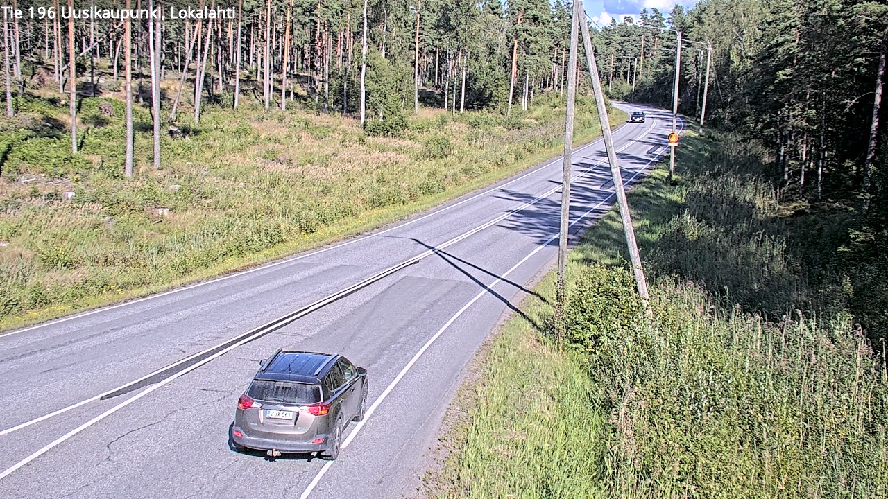 Kelikamerat Kuva Tie 196 Uusikaupunki, Lokalahti, Uusikaupunki, Varsinais-Suomi