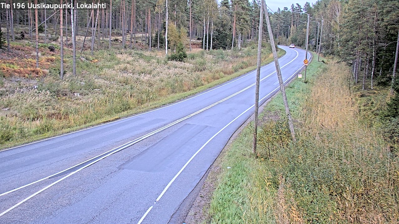 Kelikamerat Kuva Tie 196 Uusikaupunki, Lokalahti, Uusikaupunki, Varsinais-Suomi