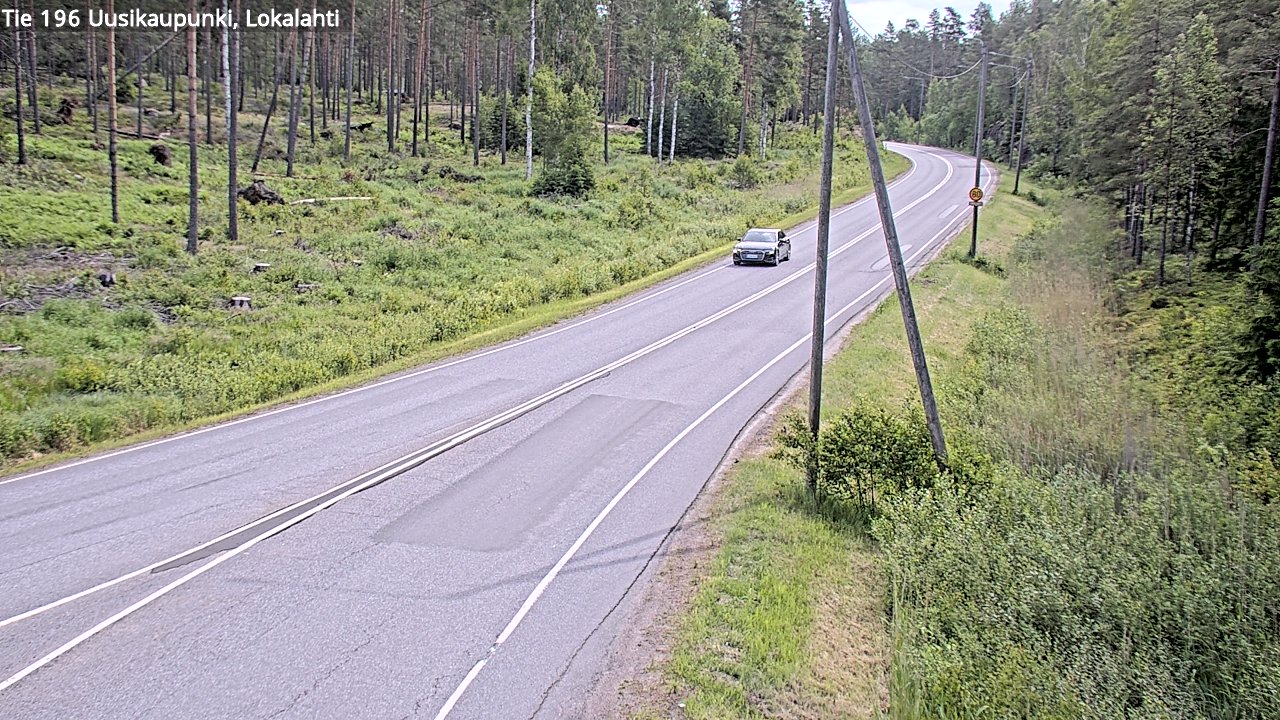 Kelikamerat Kuva Tie 196 Uusikaupunki, Lokalahti, Uusikaupunki, Varsinais-Suomi