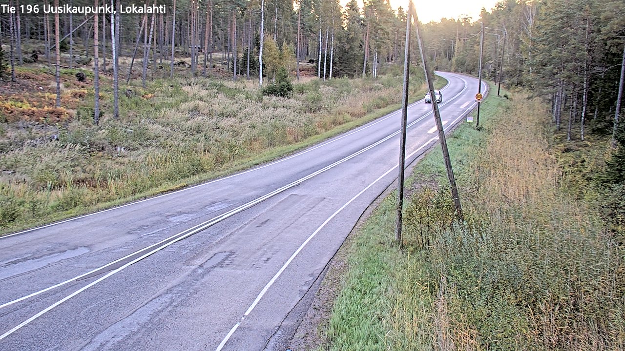 Kelikamerat Kuva Tie 196 Uusikaupunki, Lokalahti, Uusikaupunki, Varsinais-Suomi
