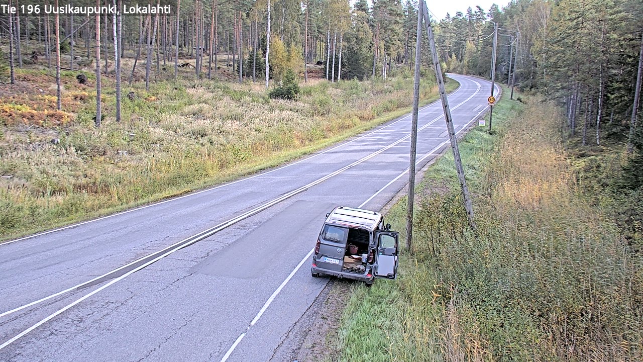 Kelikamerat Kuva Tie 196 Uusikaupunki, Lokalahti, Uusikaupunki, Varsinais-Suomi