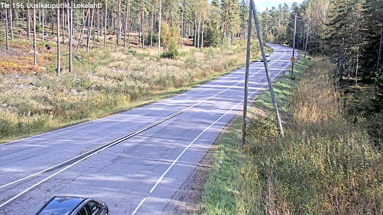 Kelikamerat Kuva Tie 196 Uusikaupunki, Lokalahti, Uusikaupunki, Varsinais-Suomi