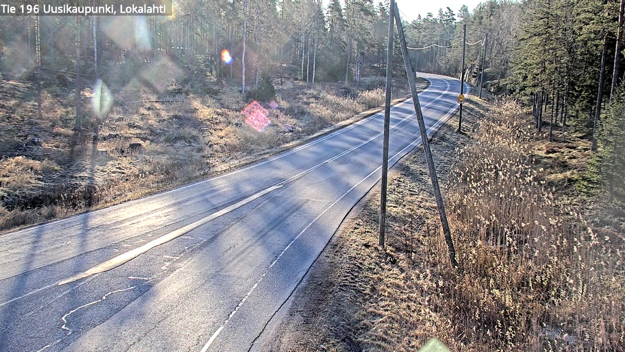 Kelikamerat Kuva Tie 196 Uusikaupunki, Lokalahti, Uusikaupunki, Varsinais-Suomi