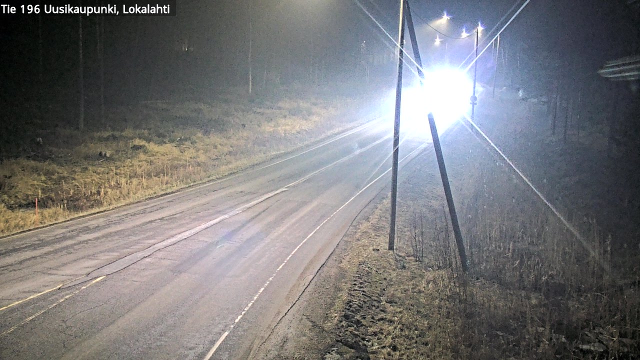 Weather Camera Image Road 196 Uusikaupunki, Lokalahti, Uusikaupunki, Varsinais-Suomi