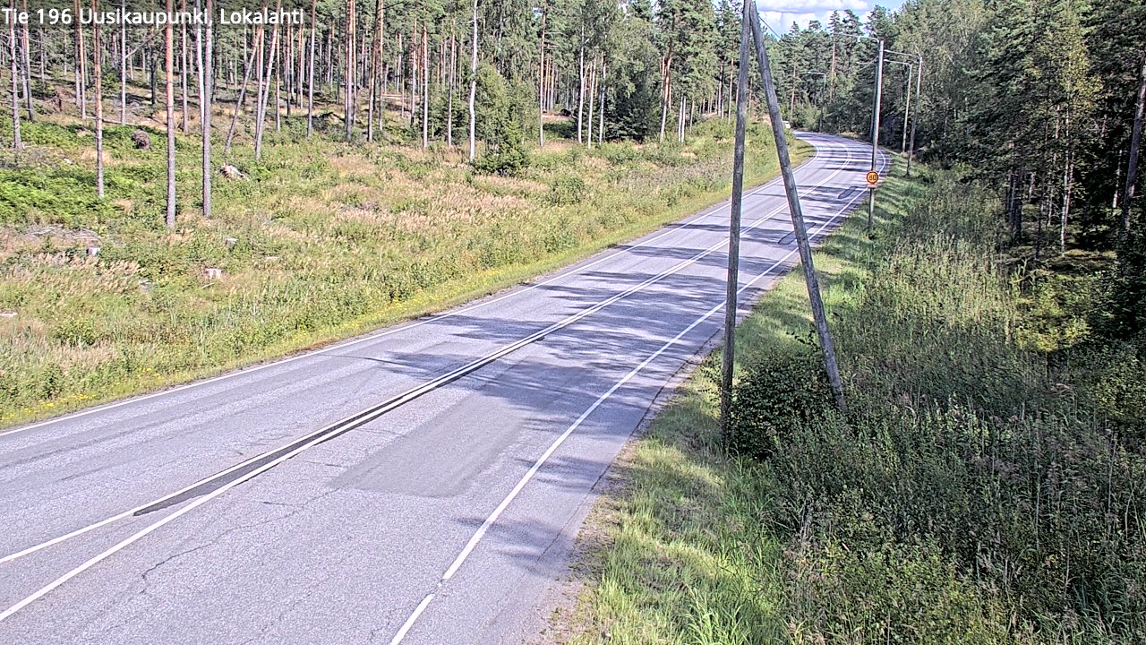 Kelikamerat Kuva Tie 196 Uusikaupunki, Lokalahti, Uusikaupunki, Varsinais-Suomi
