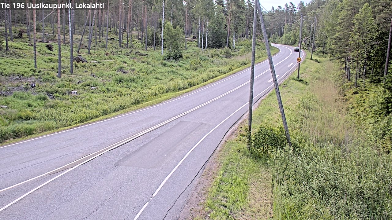 Kelikamerat Kuva Tie 196 Uusikaupunki, Lokalahti, Uusikaupunki, Varsinais-Suomi