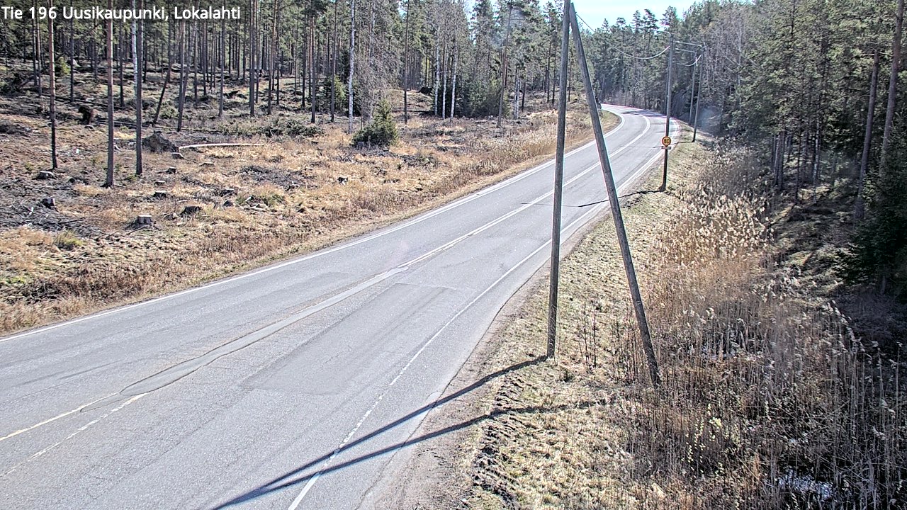 Kelikamerat Kuva Tie 196 Uusikaupunki, Lokalahti, Uusikaupunki, Varsinais-Suomi