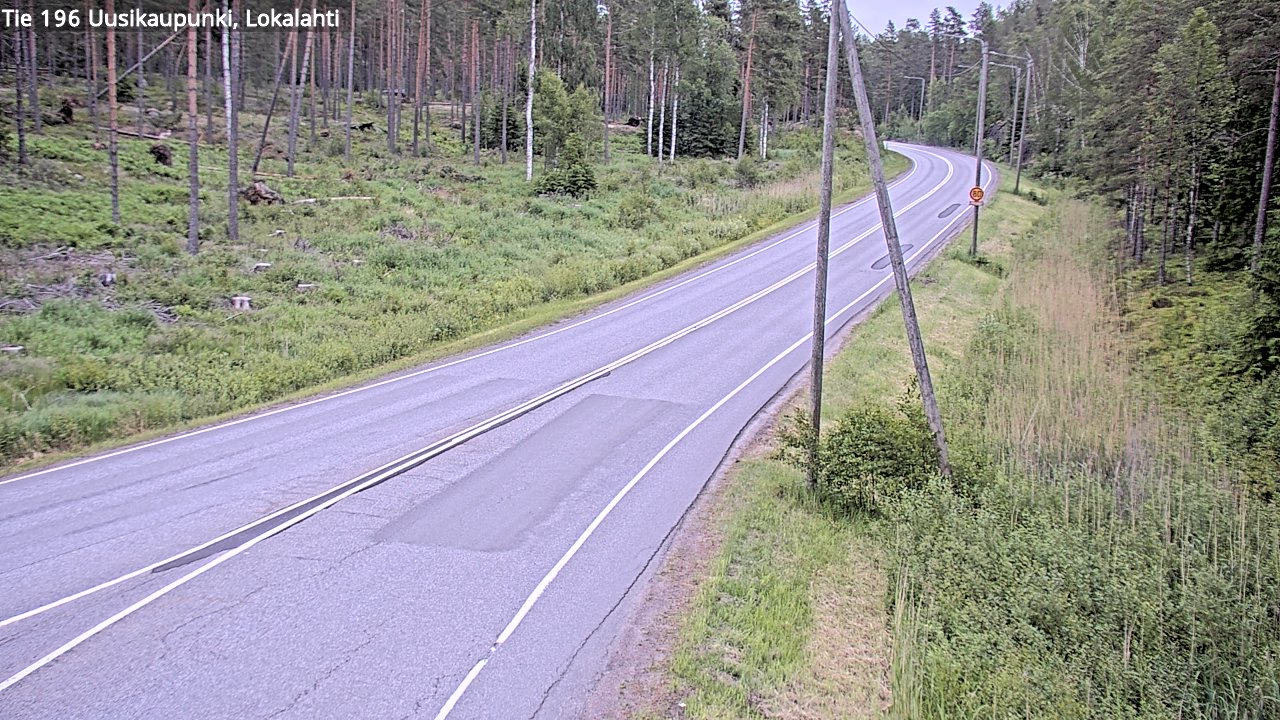Kelikamerat Kuva Tie 196 Uusikaupunki, Lokalahti, Uusikaupunki, Varsinais-Suomi
