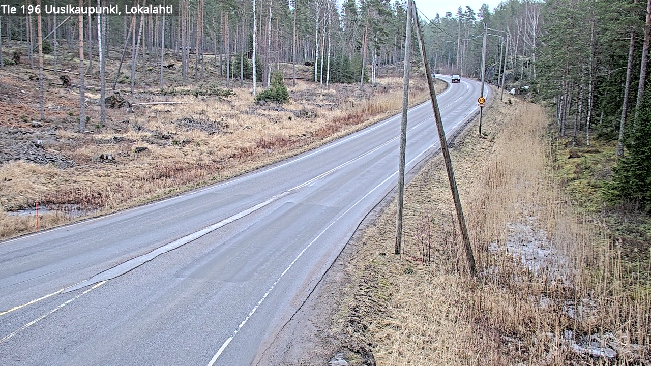 Kelikamerat Kuva Tie 196 Uusikaupunki, Lokalahti, Uusikaupunki, Varsinais-Suomi