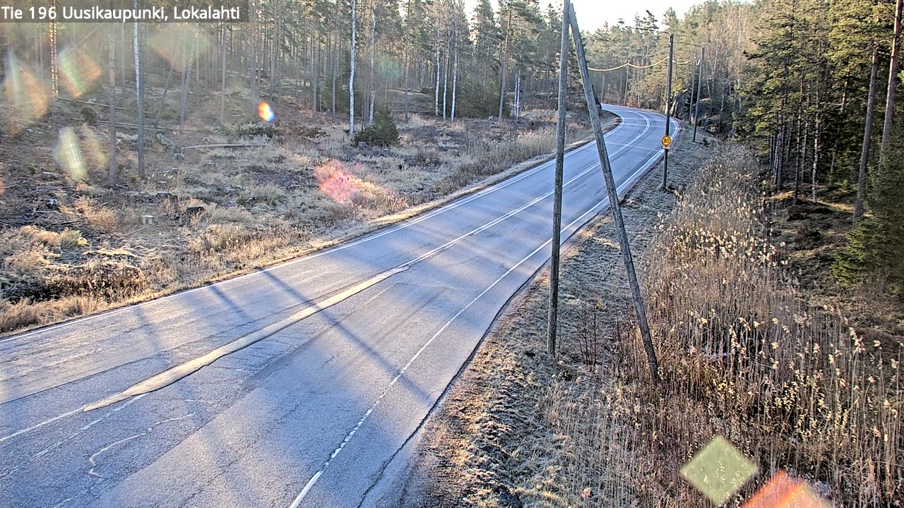 Kelikamerat Kuva Tie 196 Uusikaupunki, Lokalahti, Uusikaupunki, Varsinais-Suomi
