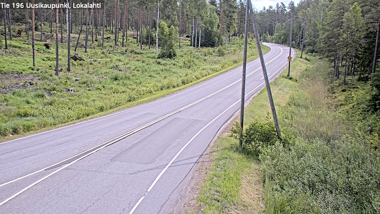 Kelikamerat Kuva Tie 196 Uusikaupunki, Lokalahti, Uusikaupunki, Varsinais-Suomi