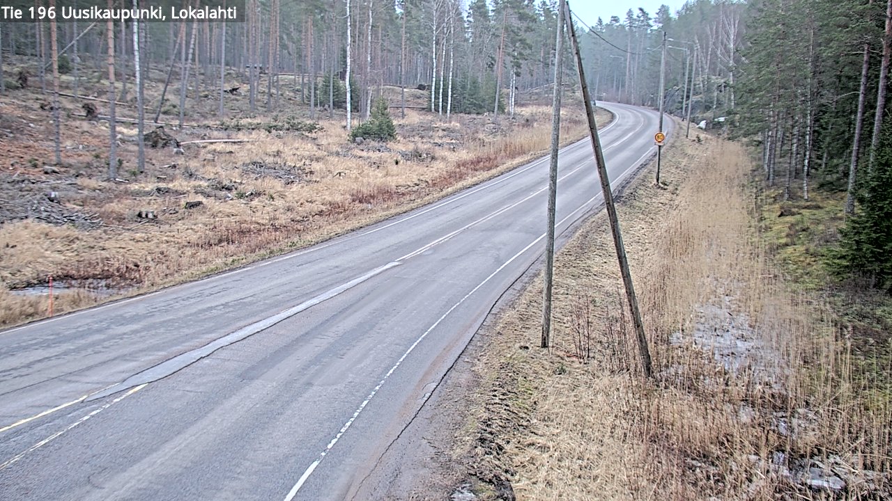Kelikamerat Kuva Tie 196 Uusikaupunki, Lokalahti, Uusikaupunki, Varsinais-Suomi