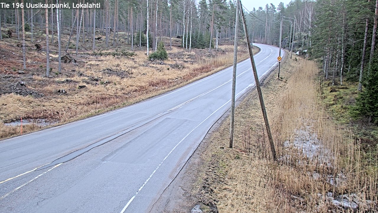 Kelikamerat Kuva Tie 196 Uusikaupunki, Lokalahti, Uusikaupunki, Varsinais-Suomi
