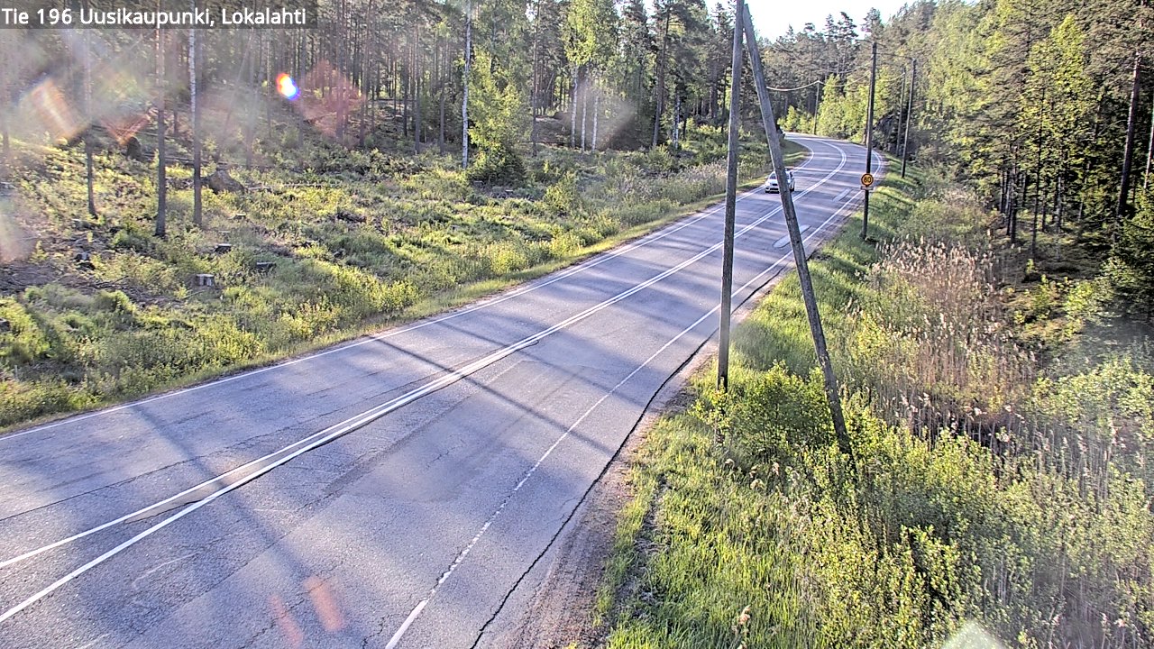 Weather Camera Image Road 196 Uusikaupunki, Lokalahti, Uusikaupunki, Varsinais-Suomi