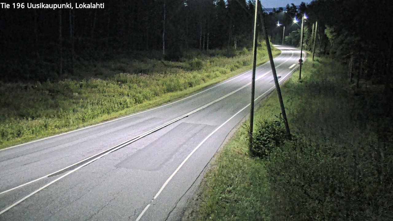 Kelikamerat Kuva Tie 196 Uusikaupunki, Lokalahti, Uusikaupunki, Varsinais-Suomi