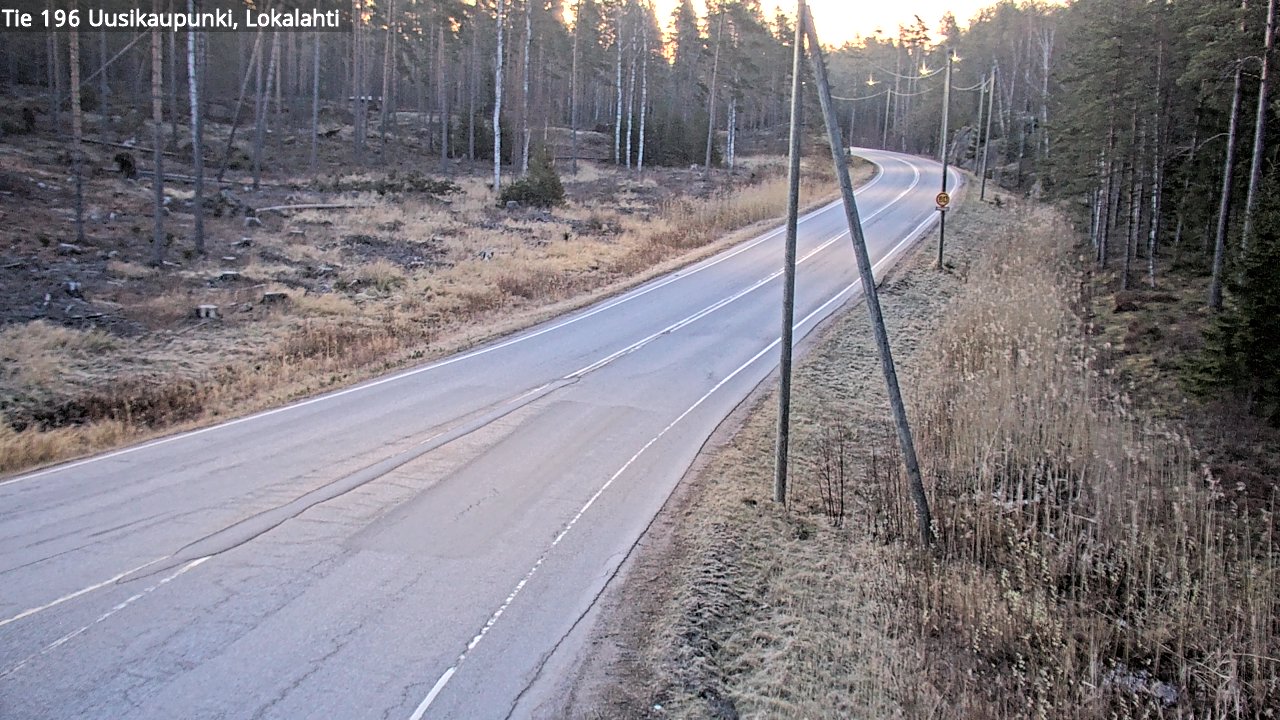 Kelikamerat Kuva Tie 196 Uusikaupunki, Lokalahti, Uusikaupunki, Varsinais-Suomi