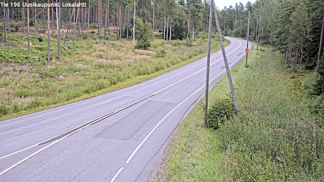 Kelikamerat Kuva Tie 196 Uusikaupunki, Lokalahti, Uusikaupunki, Varsinais-Suomi