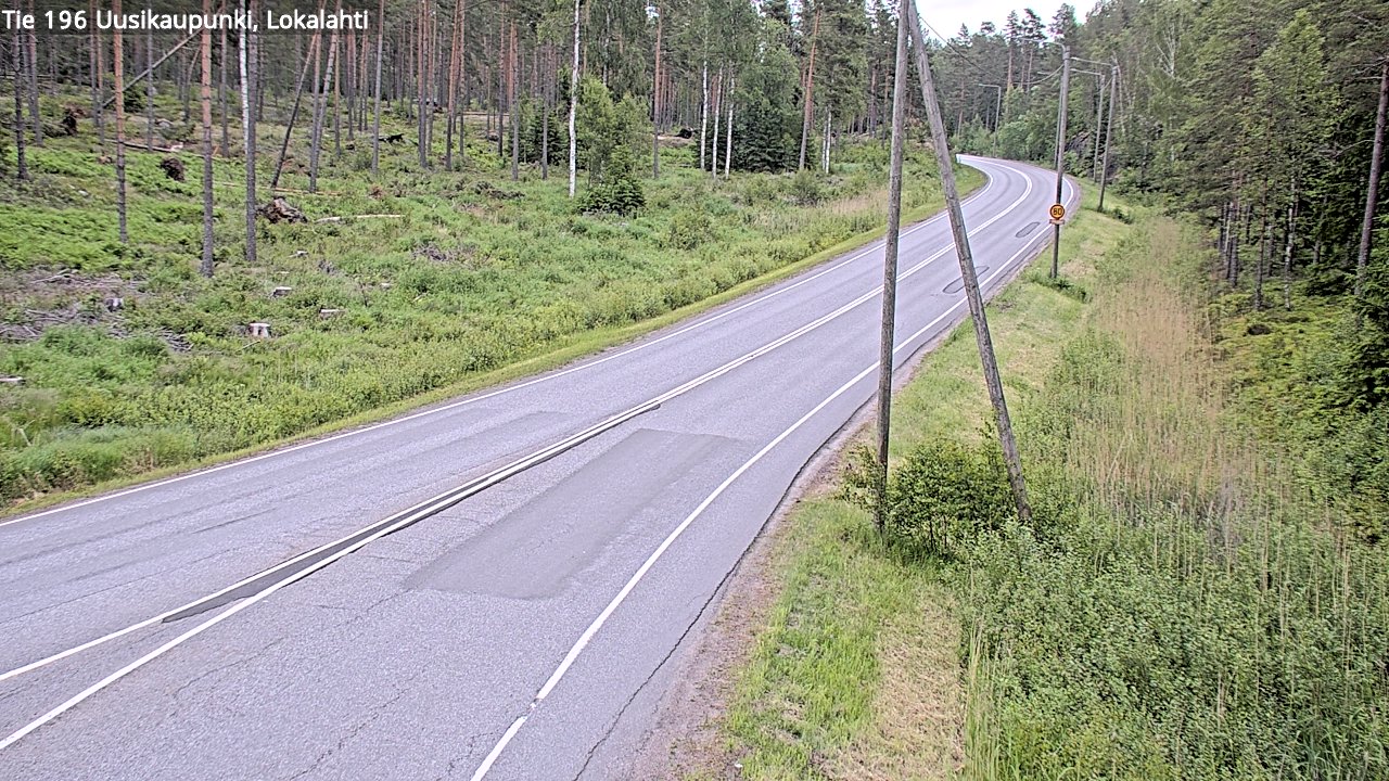 Kelikamerat Kuva Tie 196 Uusikaupunki, Lokalahti, Uusikaupunki, Varsinais-Suomi