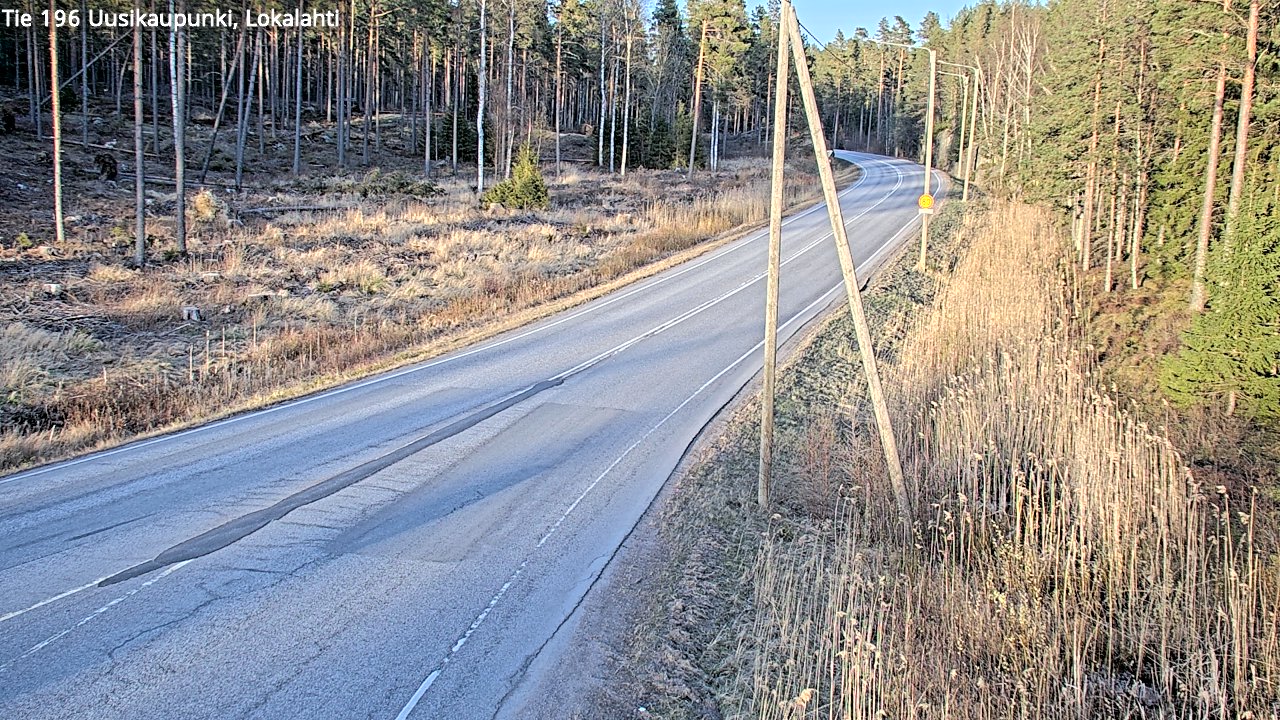 Kelikamerat Kuva Tie 196 Uusikaupunki, Lokalahti, Uusikaupunki, Varsinais-Suomi
