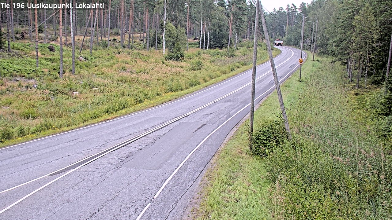 Weather Camera Image Road 196 Uusikaupunki, Lokalahti, Uusikaupunki, Varsinais-Suomi