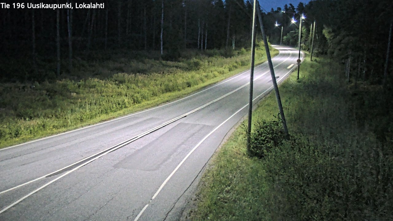 Kelikamerat Kuva Tie 196 Uusikaupunki, Lokalahti, Uusikaupunki, Varsinais-Suomi